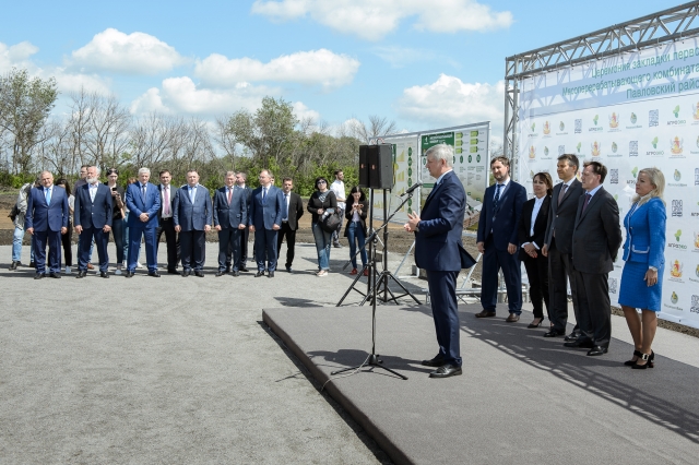 Площадка строительства мясоперерабатывающего завода компании «Агроэко»