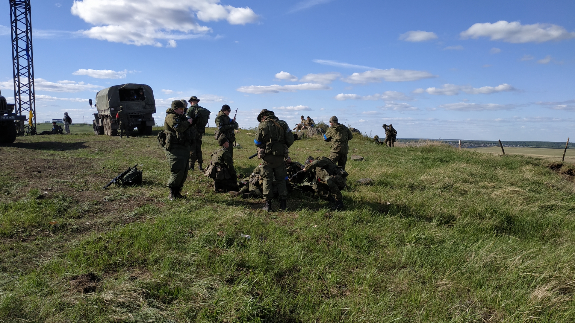 В страйкбольной игре «Заря-6» задействовали до 40 единиц техники Минобороны