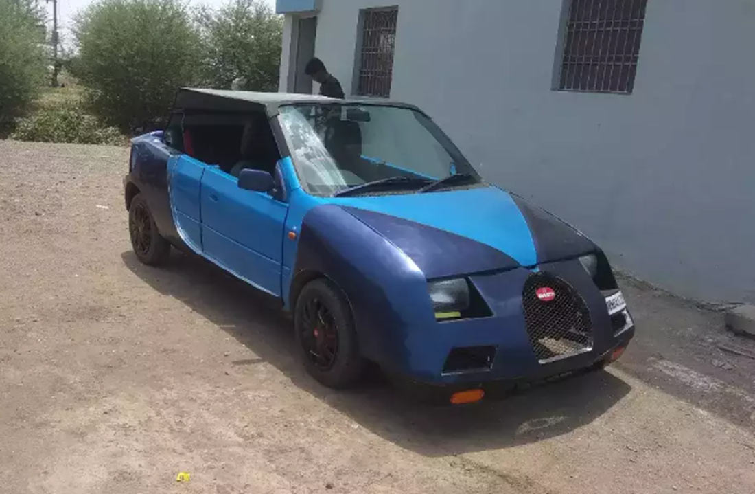 В Индии появилась бюджетная версия кабриолета Bugatti Veyron ROFL