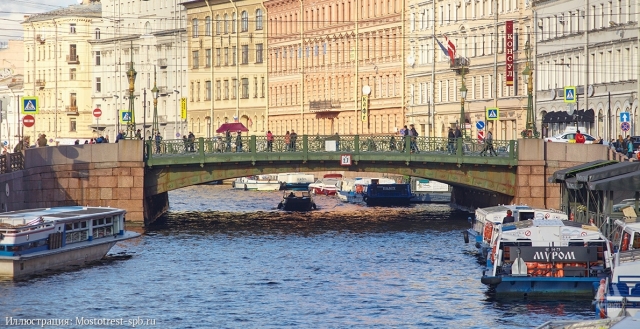Зеленый мост в Санкт-Петербурге - Мостотрест