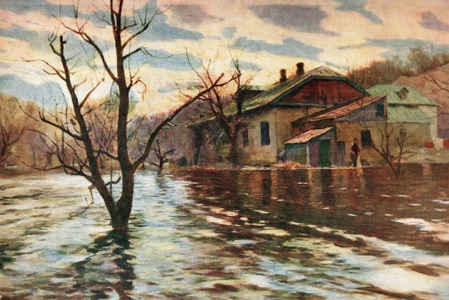Сергей Святославский. Наводнение. 1900-1903