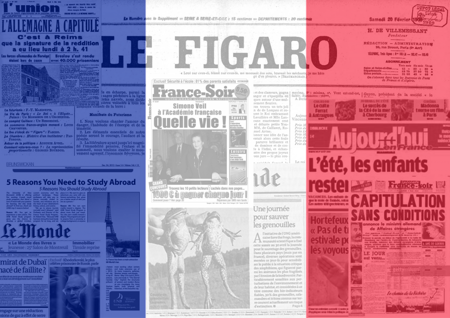 Фигаро франция. Газеты Франции. Le Figaro газета. Французская газета. Институт французского общественного мнения Франция.