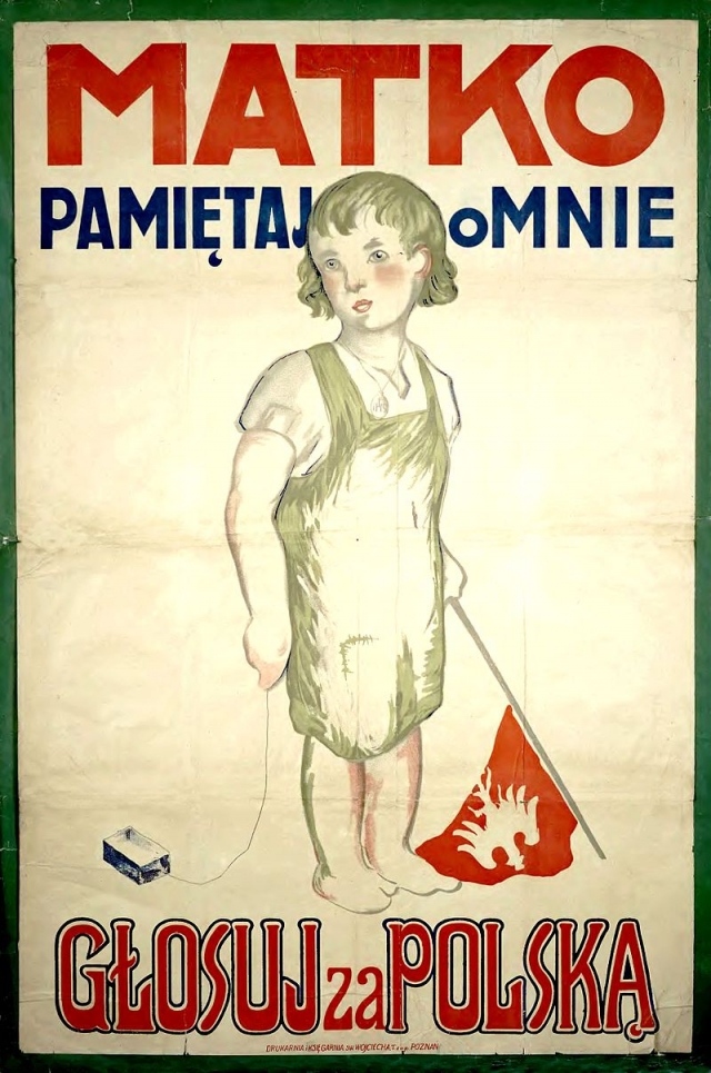 Польский плакат с плебисцита в Верхней Силезии в 1921 году