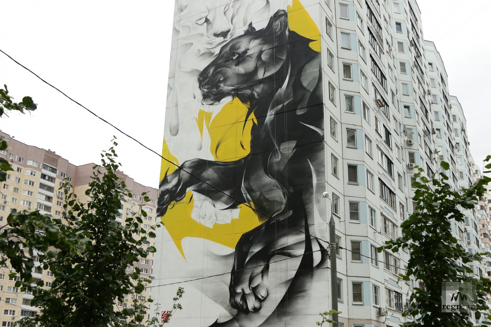 Район Новая Трехгорка принял свой новый облик после окончания  граффити фестиваля Urban Morphogenesis
