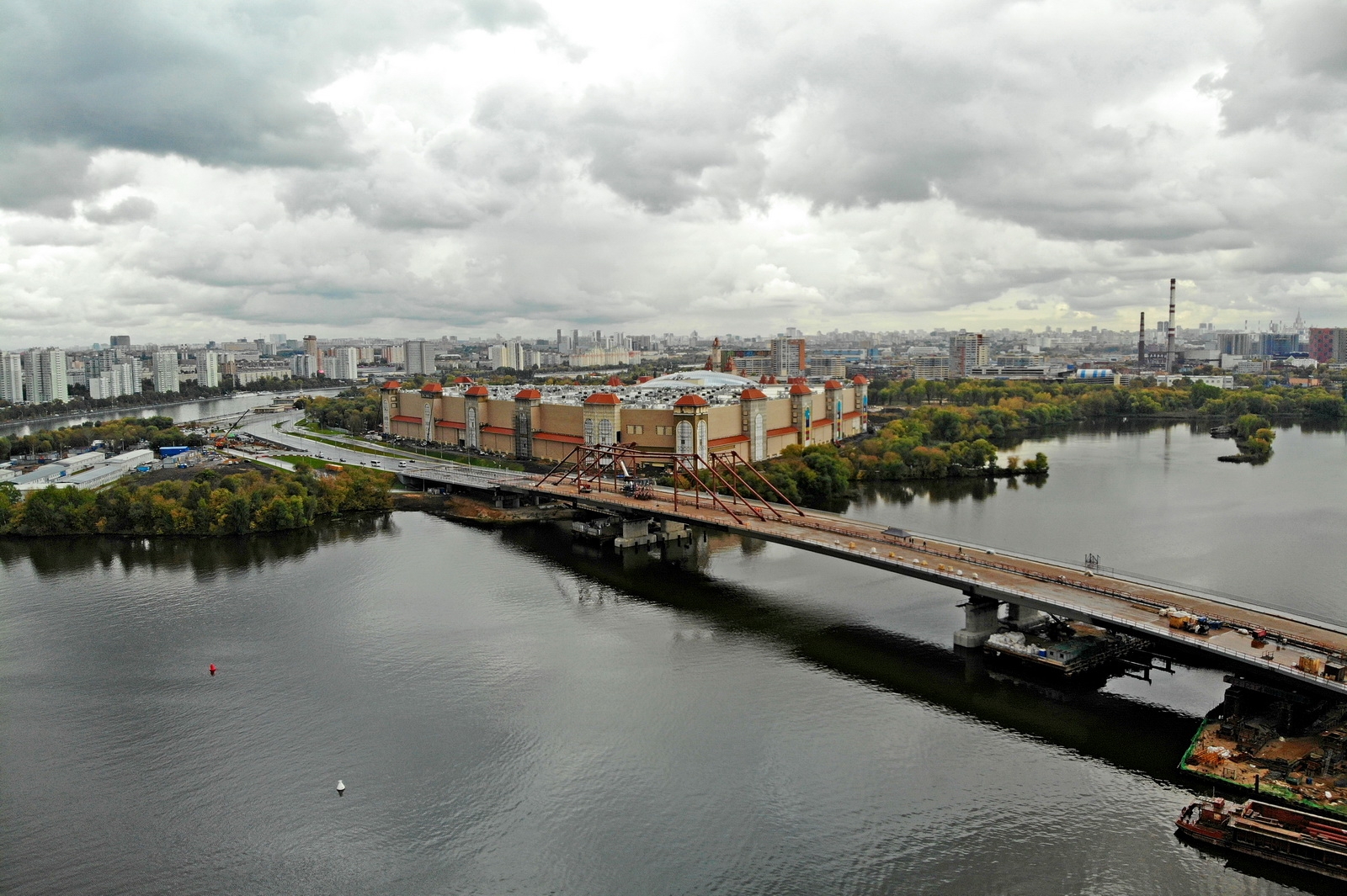 Строительство моста в курьяново