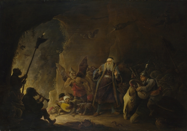 Давид Тенирс Младший. Богача ведут в ад. 1647