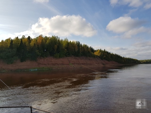 Река Пеза, в 1499 году отсюда к ее верховьям уходило войско Великого князя Ивана III в поход на Сибирь