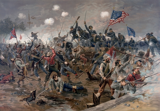 Туре де Тулструп. Битва при Спотсильвейни. 1864