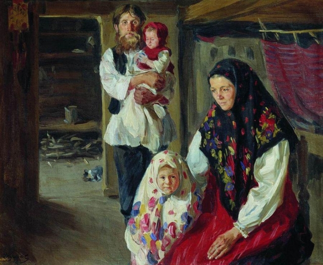Иван Семенович Куликов. Семья лесника. 1909