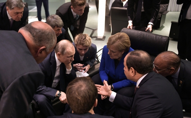 На Международной конференции по Ливии. 19 января 2020 года, Берлин