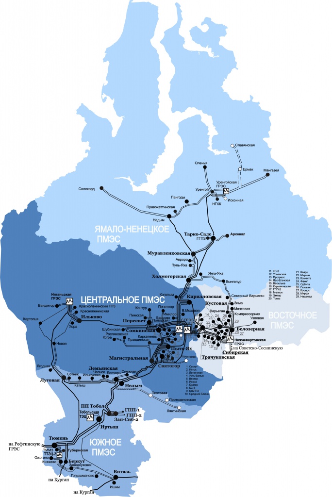 Россети мэс урала. Россети МЭС Западной Сибири. Карта подстанций МЭС Западной Сибири. Магистральные электрические сети Урала. МЭС Урала на карте.