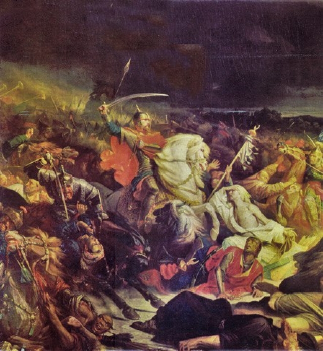 Адольф Ивон. «Куликовская битва». 1850