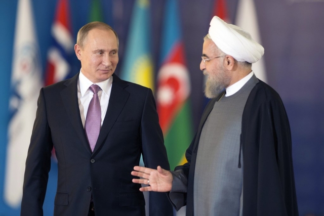 Владимир Путин и Хасан Рухани 