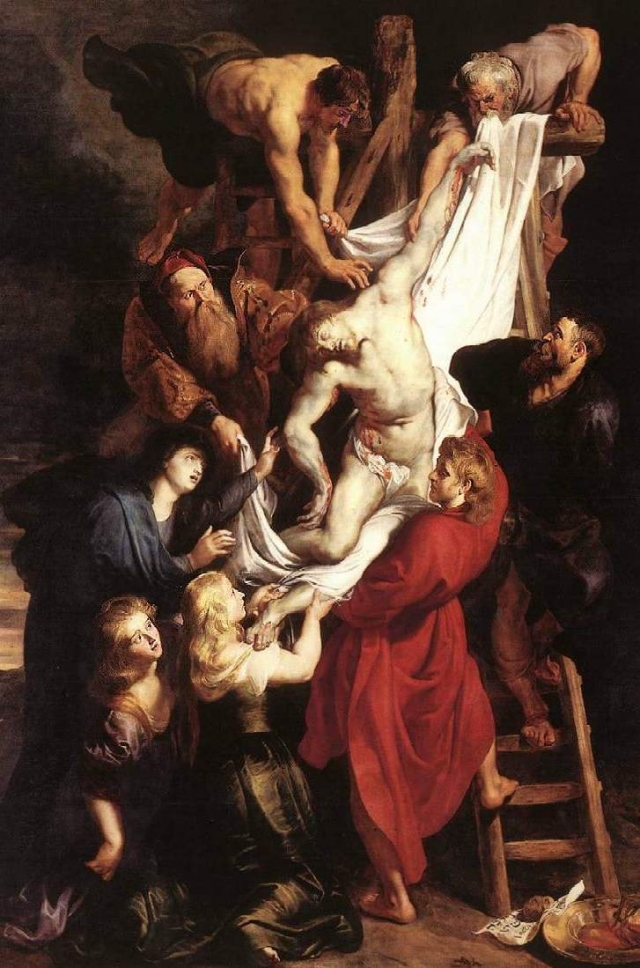 Питер Пауль Рубенс. Снятие с креста. 1612