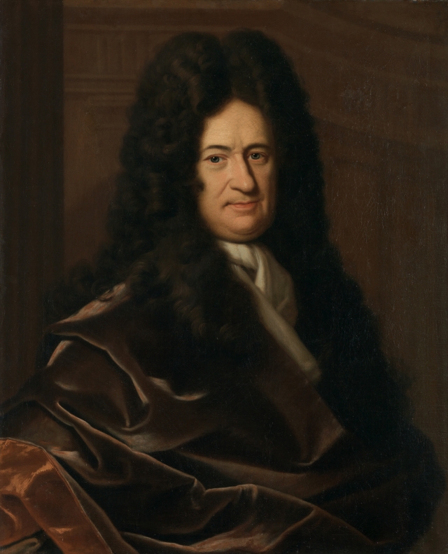 Кристоф Бернхард Франке. Портрет философа Лейбница. 1695