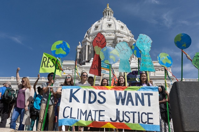 Детский марш за климатическую справедливость. Миннесота. США. 2017