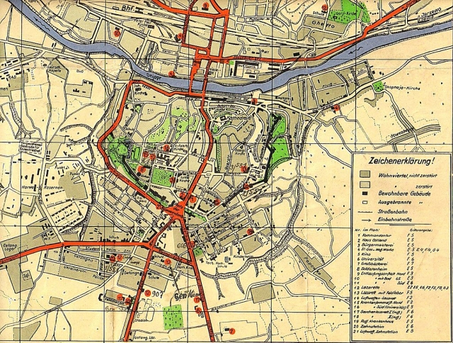 Немецкий план оккупированного Смоленска 1943 года
