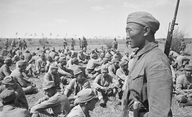 Пленные Японцы. 1945