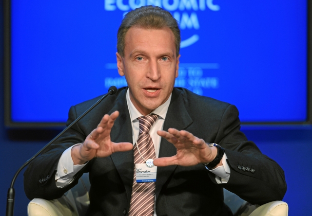 Игорь Шувалов на Всемирном экономическом форуме 