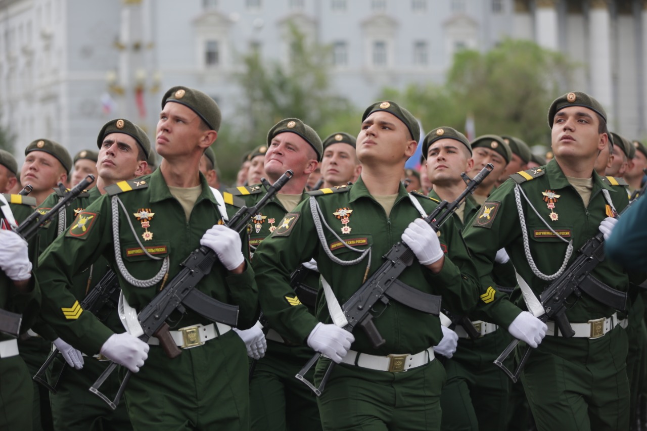 Военный парад Победы прошёл в Чите