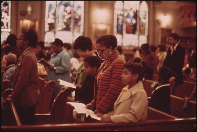 Афроамериканцы в католическом храме