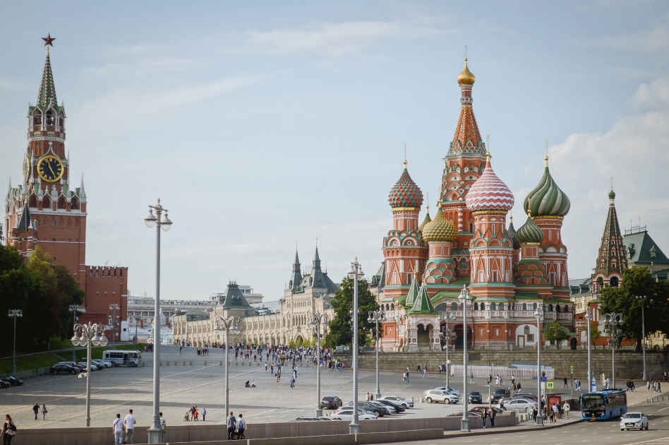 Храм Василия Блаженного без людей