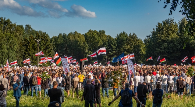 Митинг Светланы Тихановской и объединённого предвыборного штаба. 30 июля 2020 года, Минск
