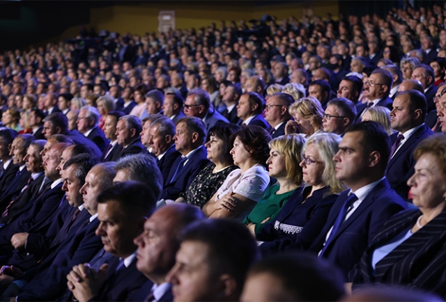 Во время ежегодного Послания Александра Лукашенко белорусскому народу и Национальному собранию, 4 августа 2020 года