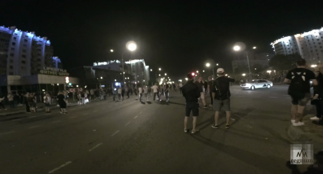 Волнения в Минске 
