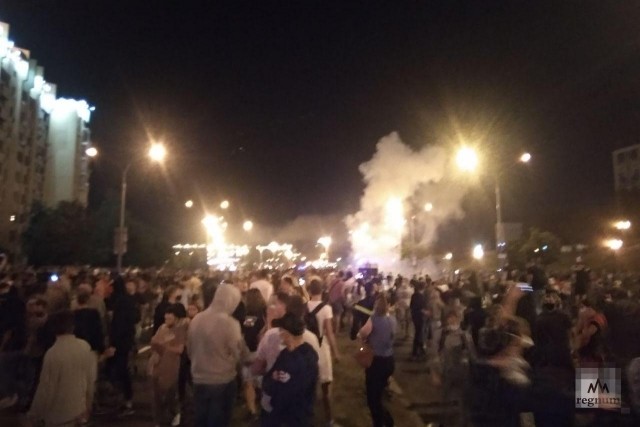 Акции протеста в Минске 
