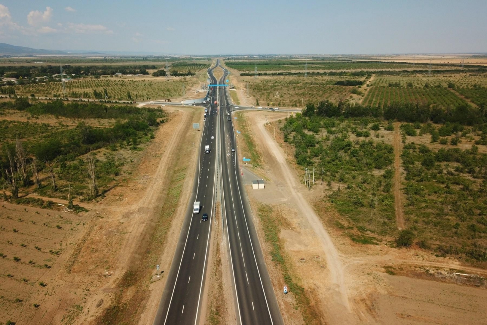 В Крыму перекрыли трассу «Таврида» из-за пожара на полигоне