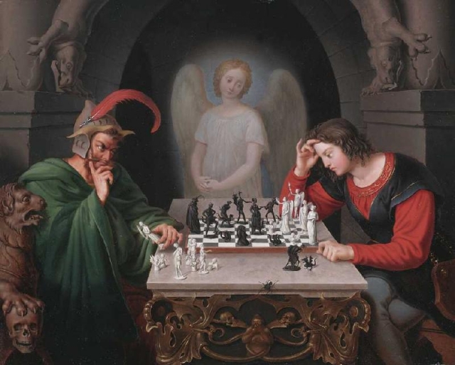 Фридрих Август Мориц Ретч. Шахматисты. 1830-е
