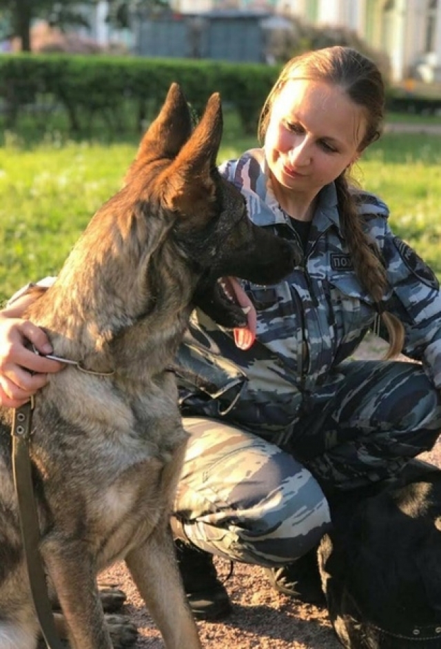 В Петербурге полицейская собака спасла девочку от сексуального маньяка. 