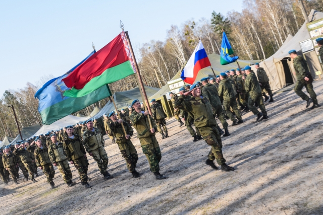Российско-белорусские тактические учения подразделений ВДВ России и ССО Республики Беларусь 
