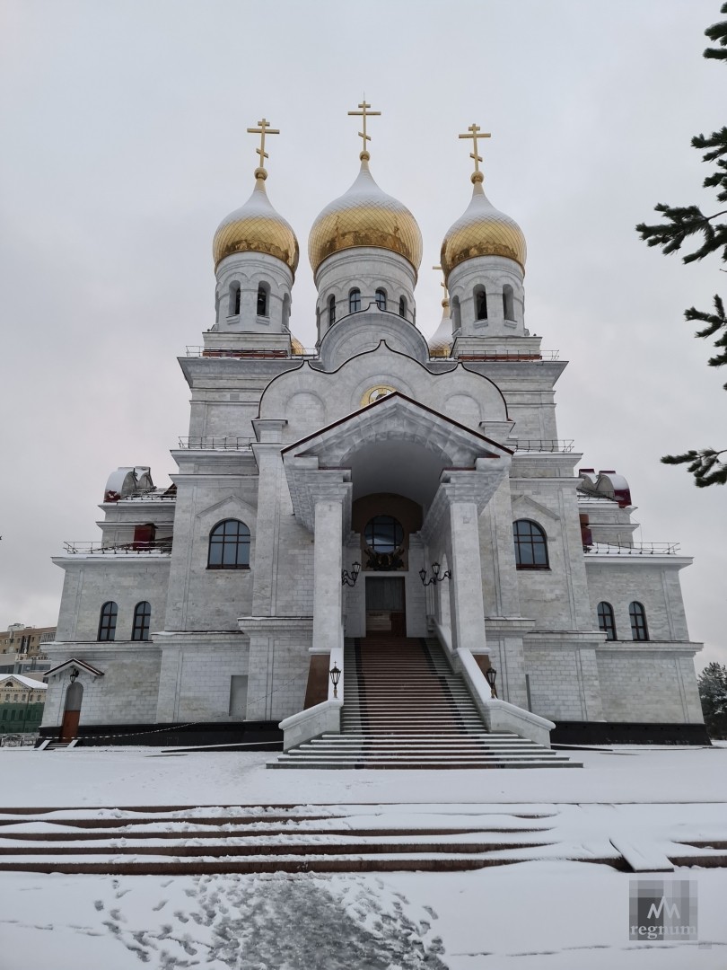 Завершена большая часть работ на строительстве крупнейшего собора Арктики