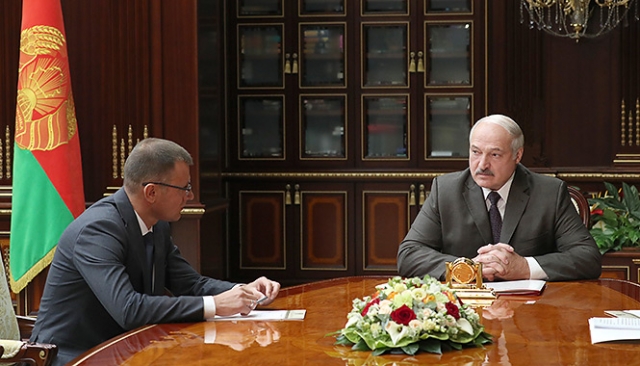 Александр Лукашенко и Андрей Кунцевич 