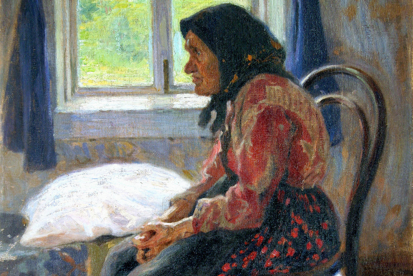 «У окна. Портрет в. в. Ушаковой» 1907