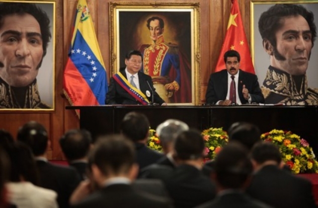 Встреча Николаса Мадуро и Си Цзиньпина в Венесуэле. 2014 