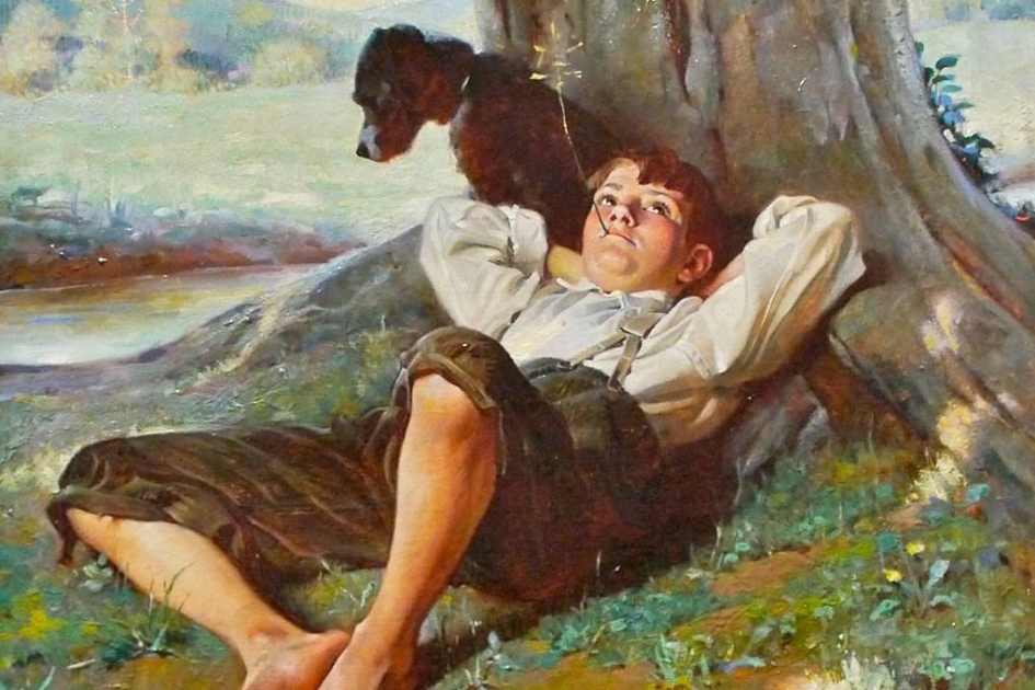 Кто написал мечтатель. Norman Rockwell художник.