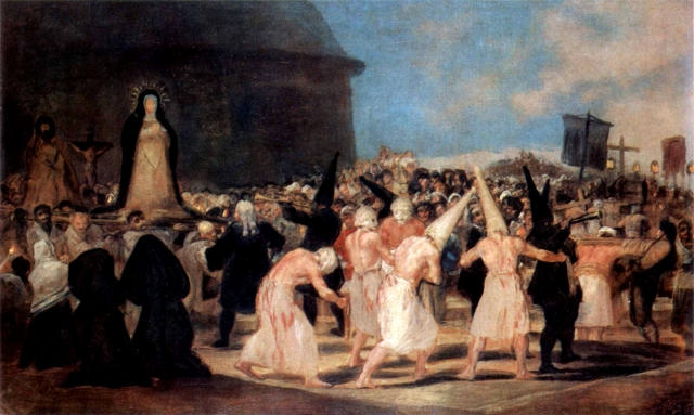 Франсиско Гойя. Процессия кающихся грешников. 1819