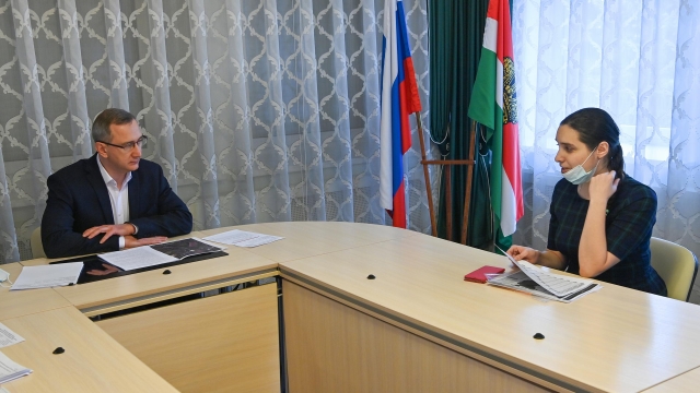 На личном приёме у губернатора Владислава Шапши