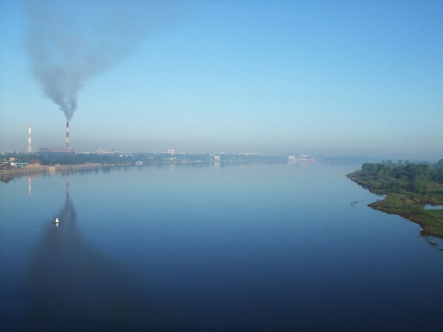 Загрязнение атмосферы промышленными выбросами. Нижний Новгород