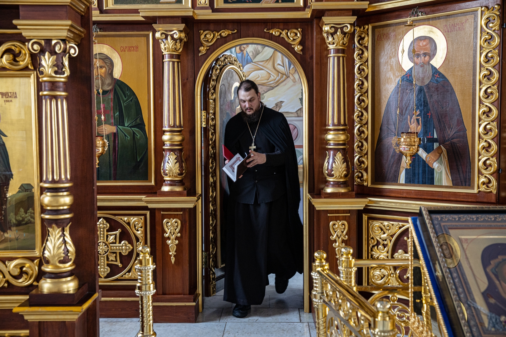 Олег Кабуков в храме Кафедрального собора в Салавате