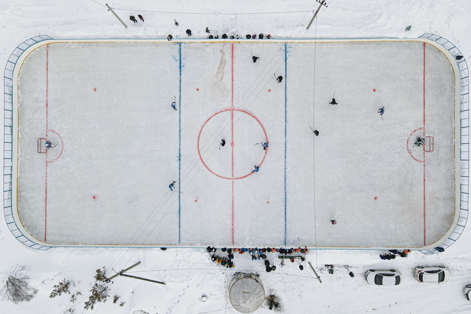 Районный хоккейный турнир в селе Зилаир, Башкирия, Южный Урал