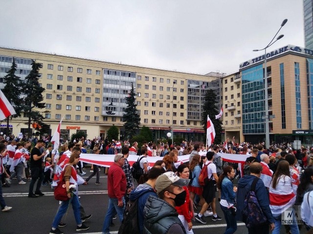 Акции протеста в Минске 