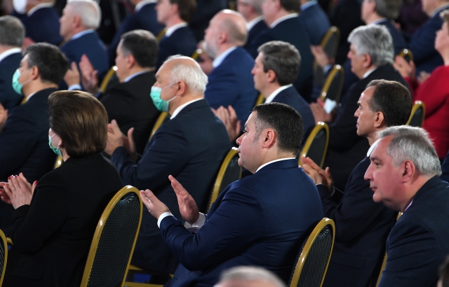 Губернатор Игорь Руденя на оглашении Послания президента