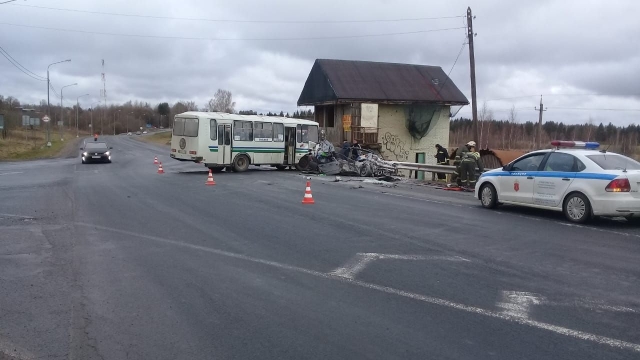 Четыре человека погибли в лобовом ДТП с автобусом в Ленобласти