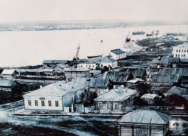 Город Онега. Фото начала XX века