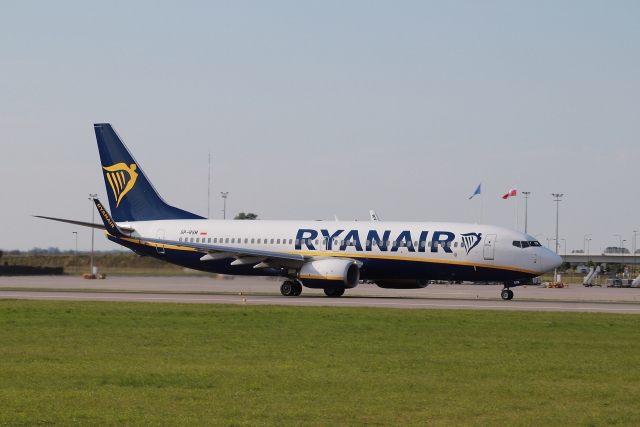 Самолёт Boeing 737 авиакомпании Ryanair 