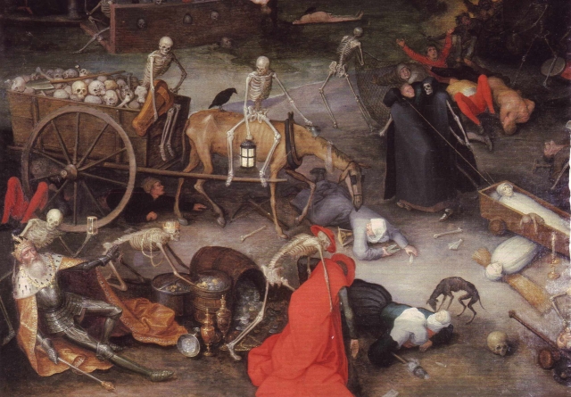 Триумф смерти, деталь, 1597
